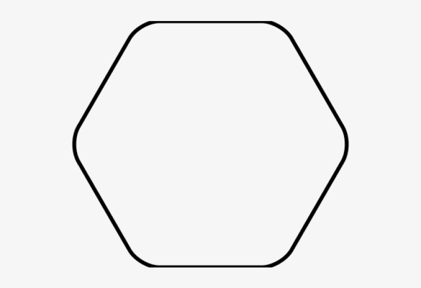 Hexagon Png Transparent Images - Line Art, transparent png #2870922