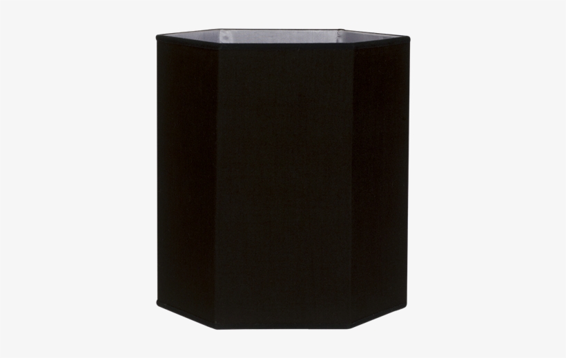 Lampshade, Rawsilk, Hexagon, Black - Subwoofer, transparent png #2870942