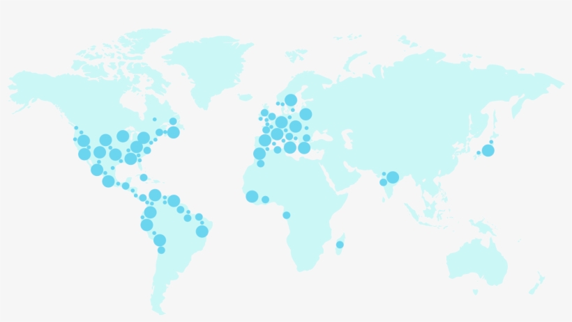 Subscribe To Our Newsletter - World Map, transparent png #2871182