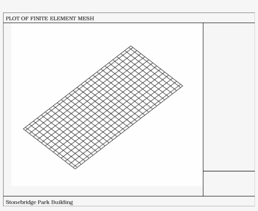 Mesh Of Piled Raft For Stonebridge Park Building - Triangle, transparent png #2871417