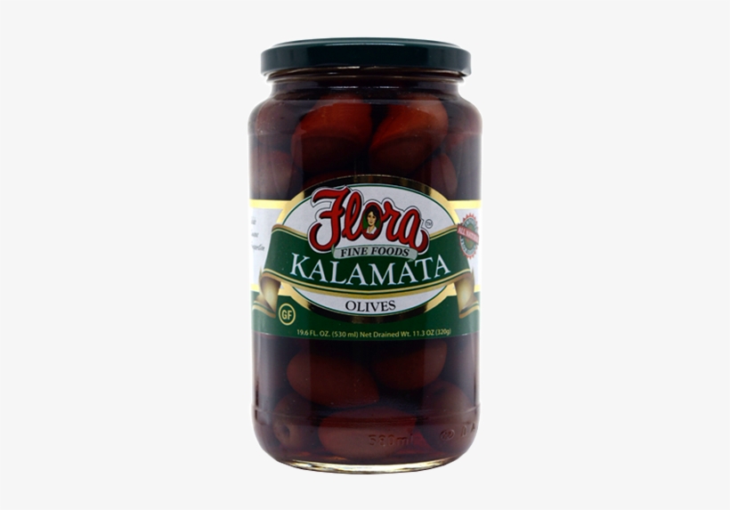 Kalamata Olives - Flora Fine Foods Bruschetta, Olive Tapenade - 10 Oz, transparent png #2872158