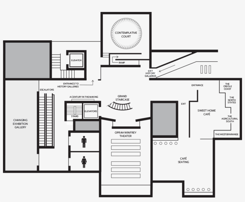 Museum Maps - Floor Plans Of Museums, transparent png #2872181