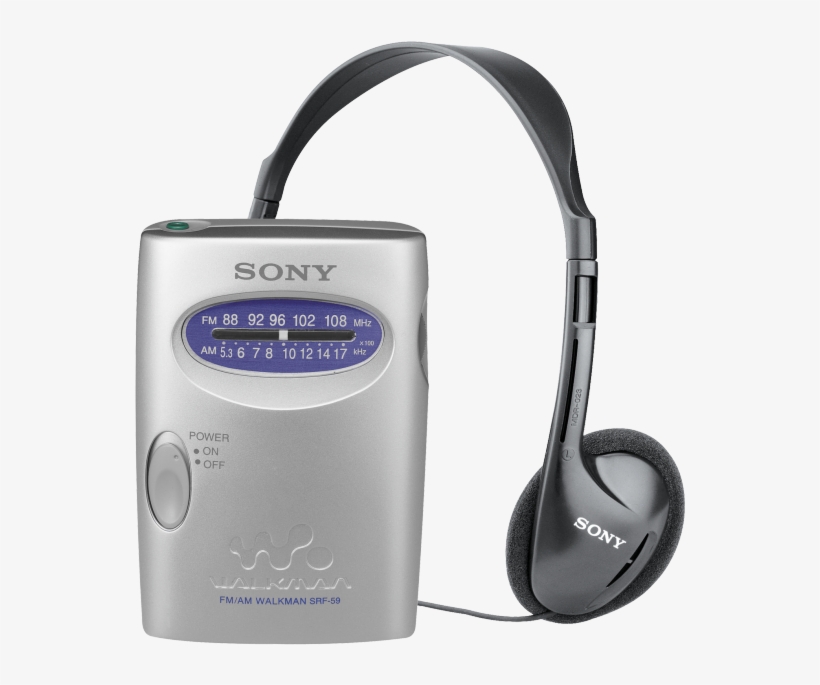 Walkman Sony Srf 59, transparent png #2872493