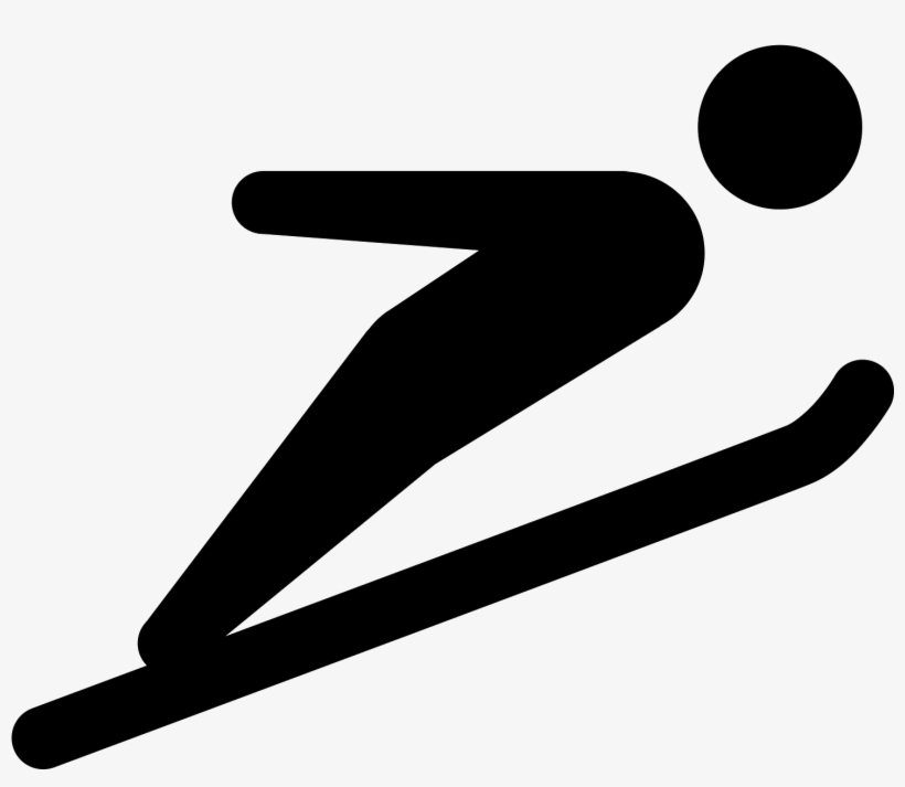 Skoki Narciarskie Icon - Ski Jumping, transparent png #2872517