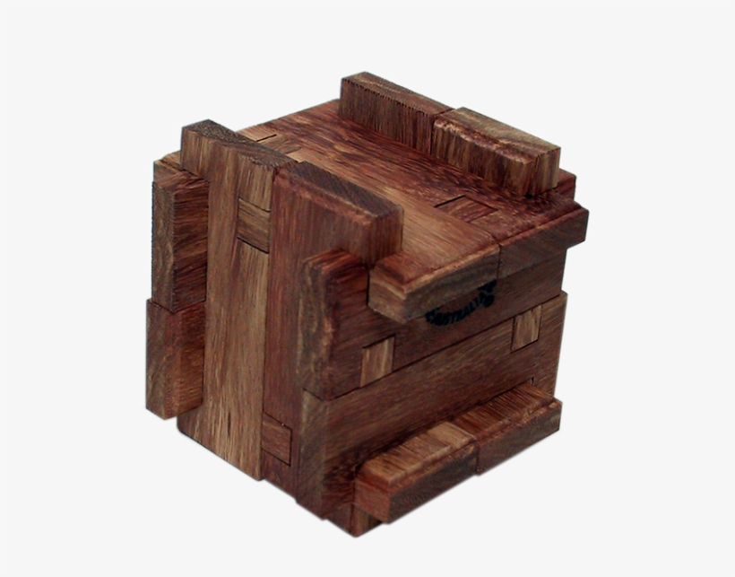 Dicey Box 12 Piece Wooden Burr Puzzle - Burr Puzzle, transparent png #2873132