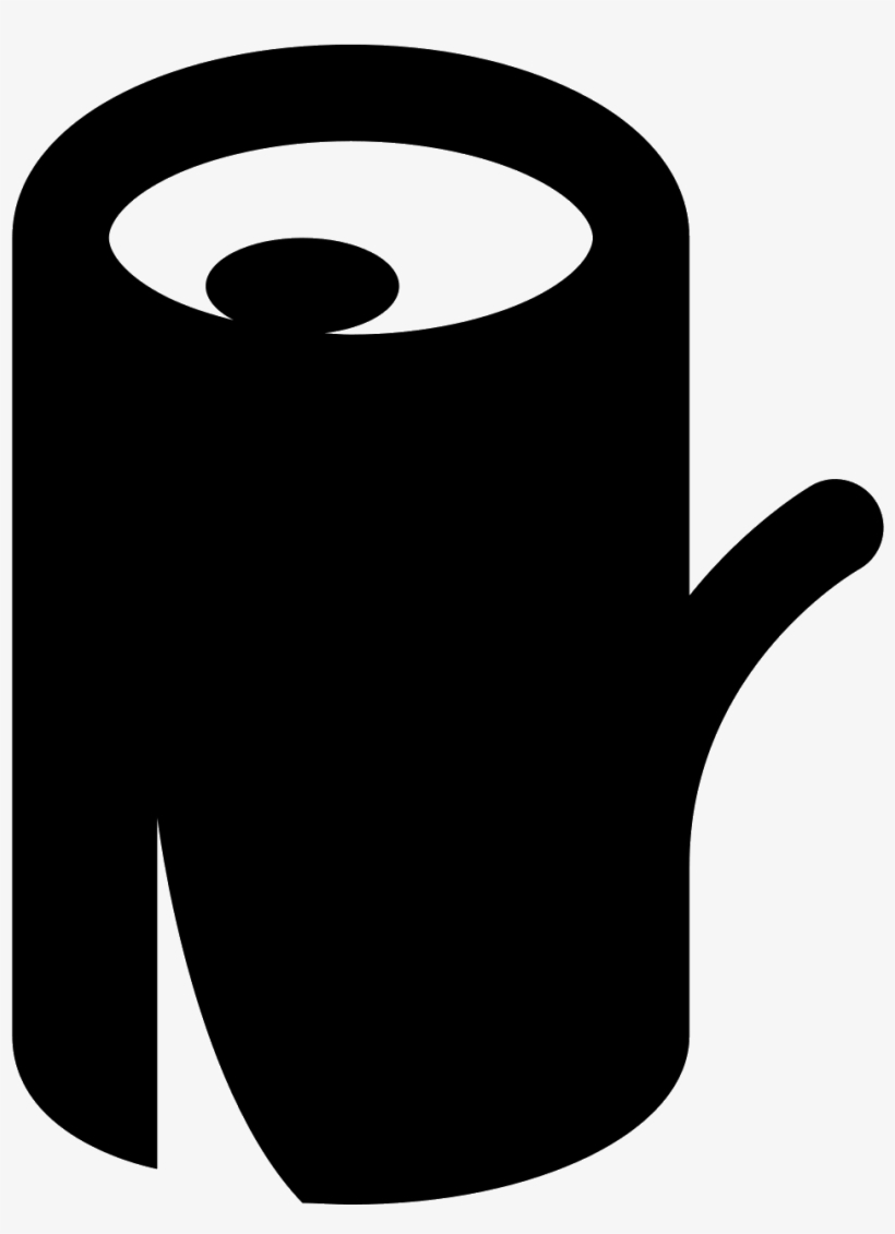 A Wood Icon Is Shown With A Cut Piece Of Wood From - Paper, transparent png #2873264