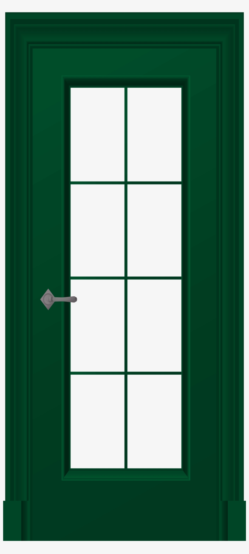 Green Door Png Clip Art - Green Door Png, transparent png #2873382