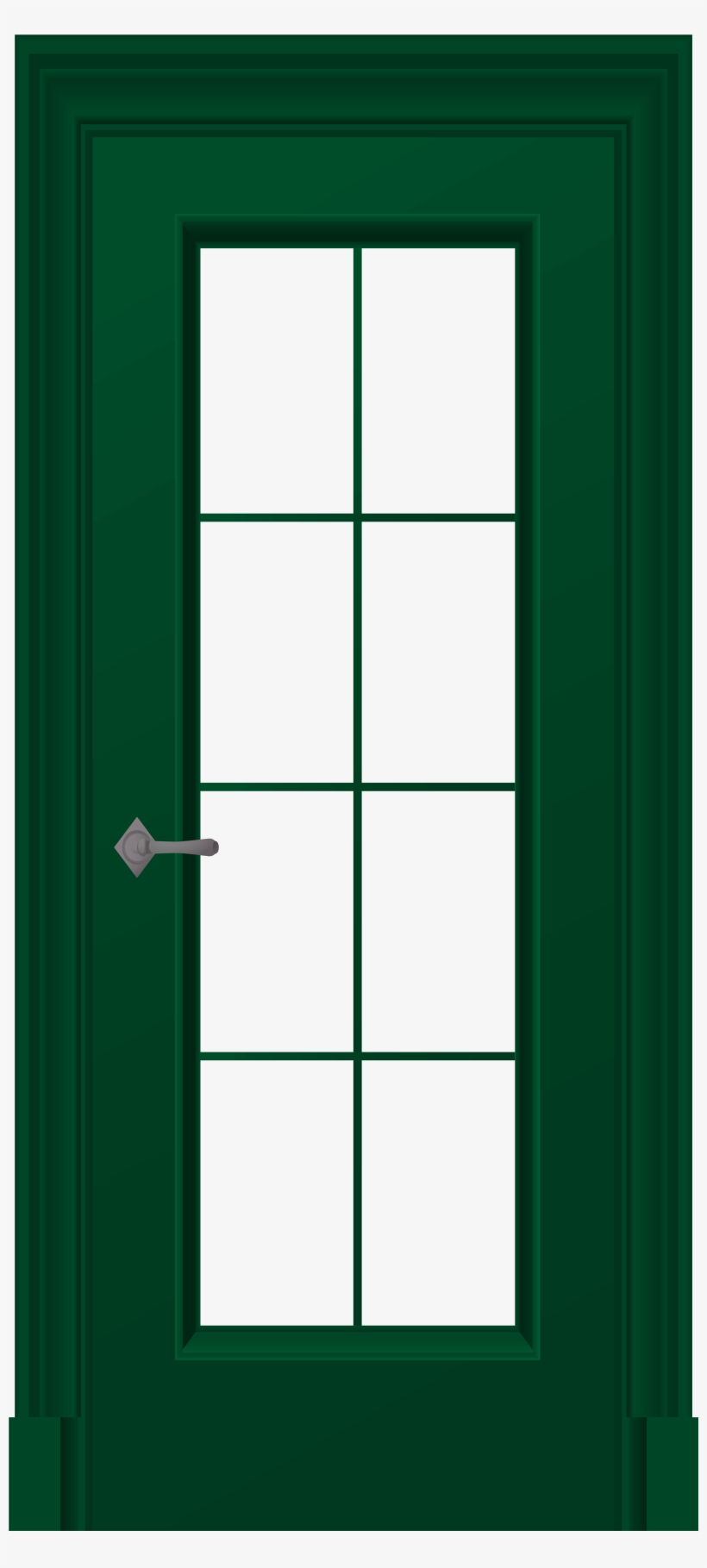 Green Door Png Clip Art - Green Door Png, transparent png #2873382