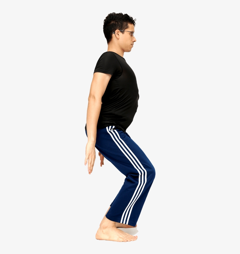 Gorilla Pose - Hamstring, transparent png #2874332