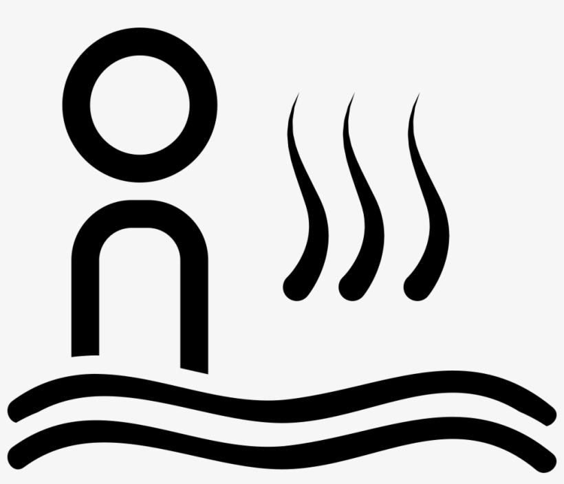 Person Sweating In A Sauna Vector - Logo Sauna, transparent png #2874453