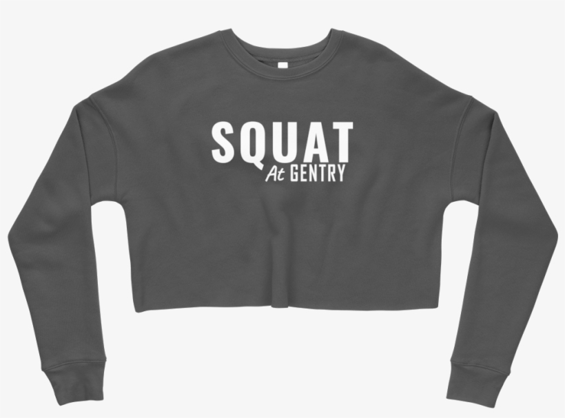 Squat Crop Sweatshirt, transparent png #2874518