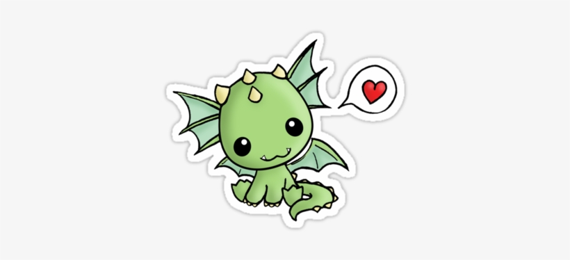 But They're So Cute And Cuddly, Their Scales Are So - Kawaii Dragon, transparent png #2874889