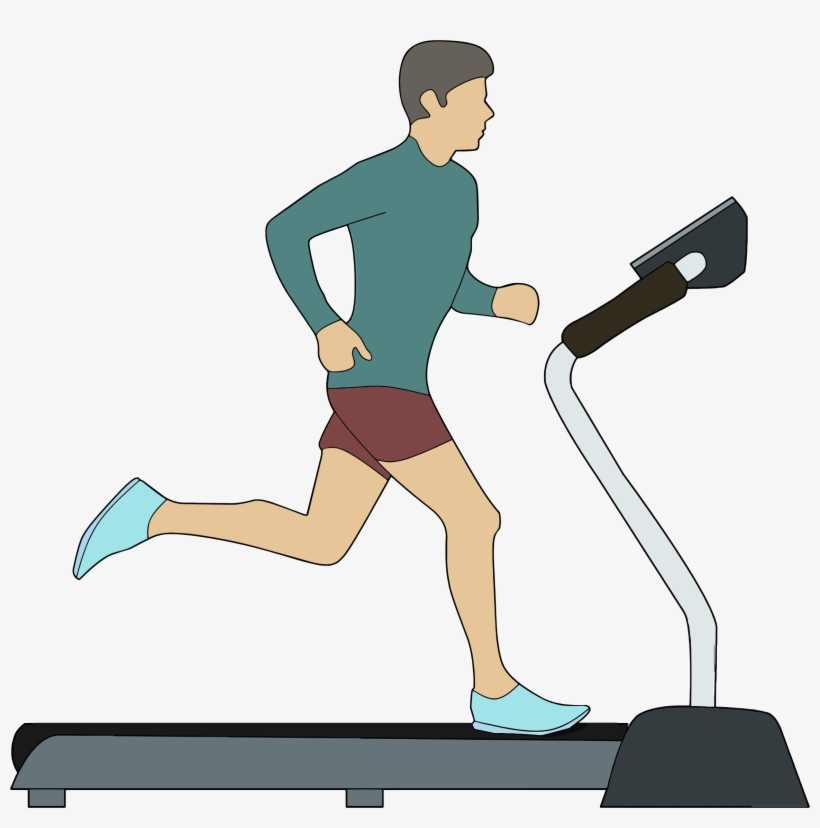 This Free Icons Png Design Of Man On Treadmill, transparent png #2875098
