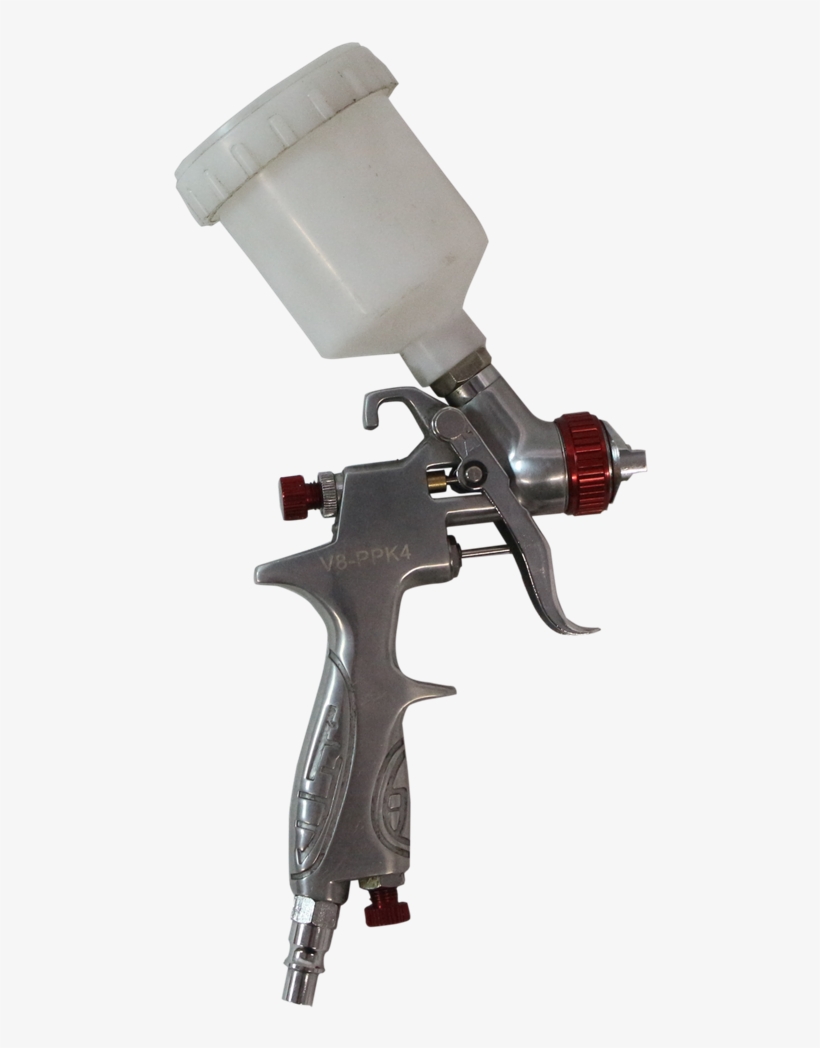 Pistola Ppk4 Alta V8 Brasil - Mini Pistola De Pintura 0.8 Mm, transparent png #2875228