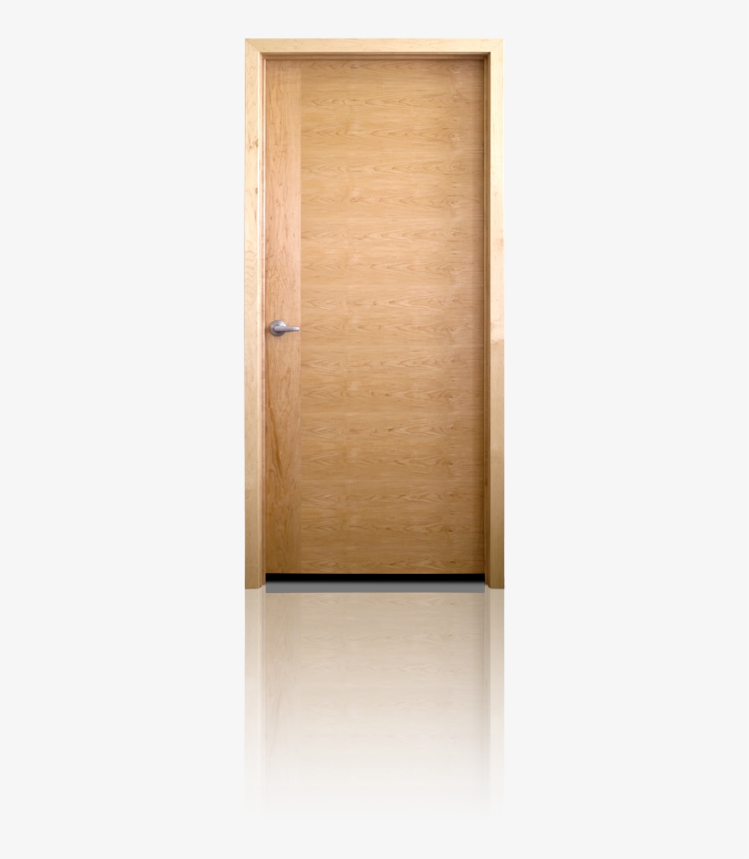 Surprising Plain Wood Door Plain Sliced White Maple - Door, transparent png #2875294