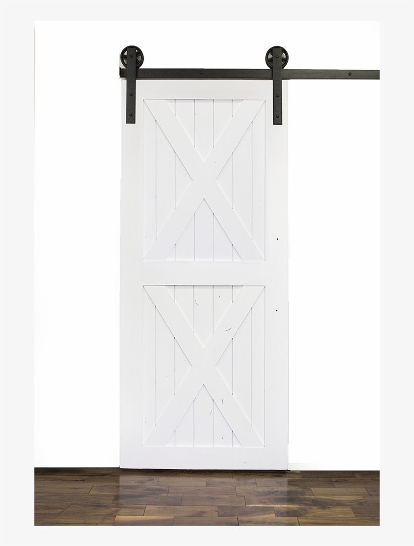 Krosswood Knotty Alder 2 Panel Double X Solid Wood - Double Barn Door Png, transparent png #2875625