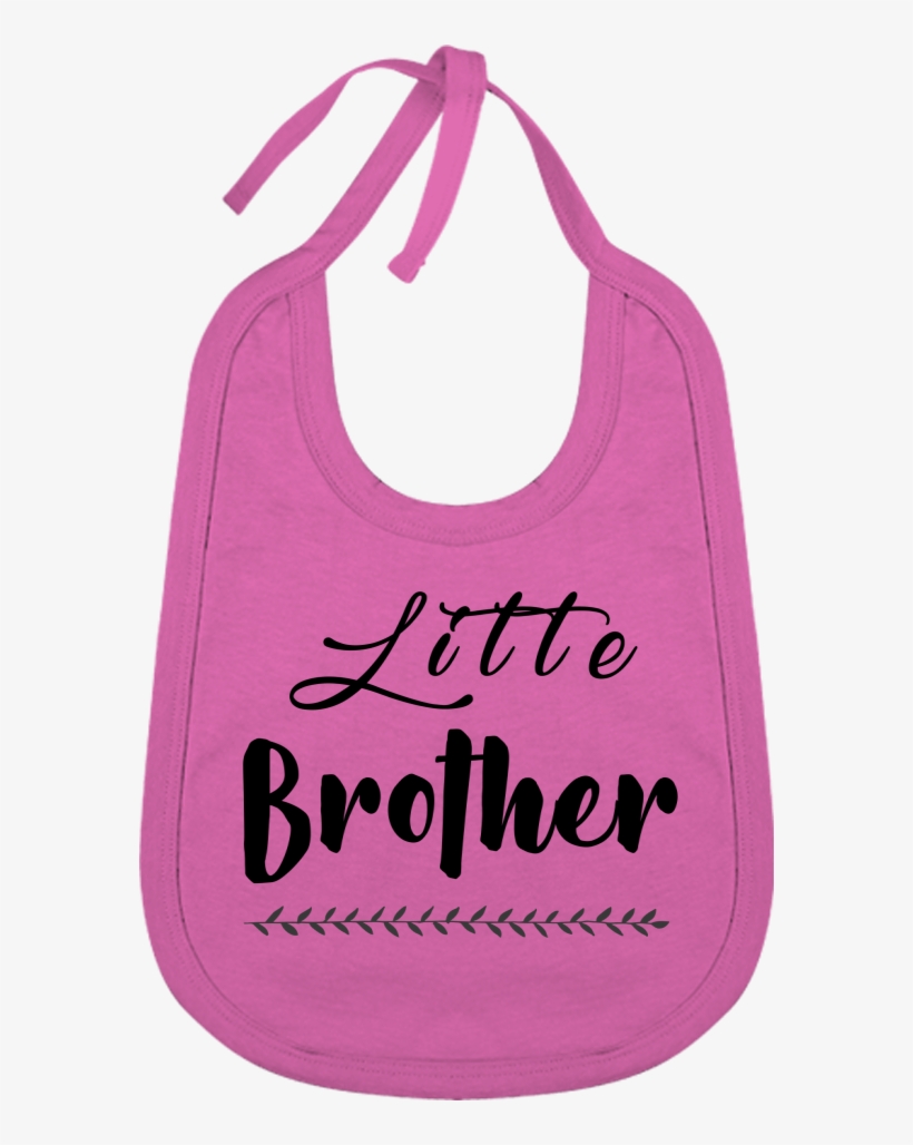 "little Brother" Cotton Baby Bib Gaia Spot - Bib, transparent png #2875686