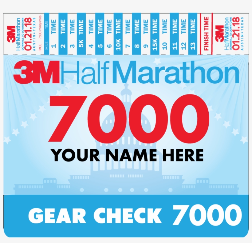 Bib For Social Mediafacebook - 3m Half Marathon, transparent png #2875841