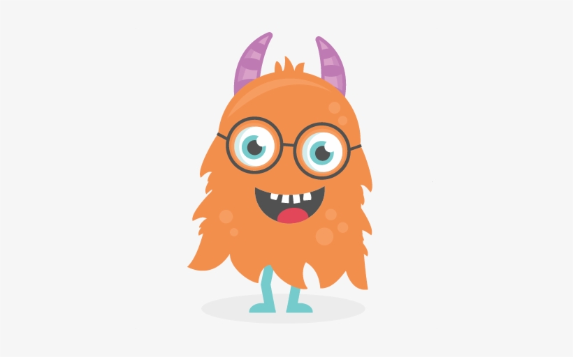 Orange Monster Clipart - Monster Svg, transparent png #2876178