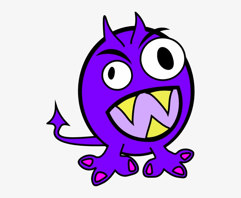 Ugly Monster Clipart 2 By James - Ugly Monster Clip Art, transparent png #2876199