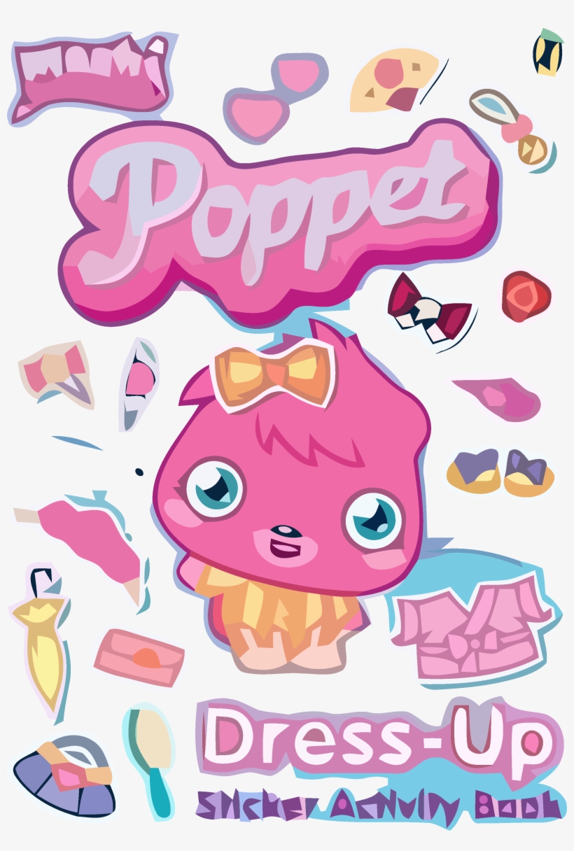 Moshi Poppet Dress Moshi Monsters Clipart Png - Poppet - Dress Up, transparent png #2876488