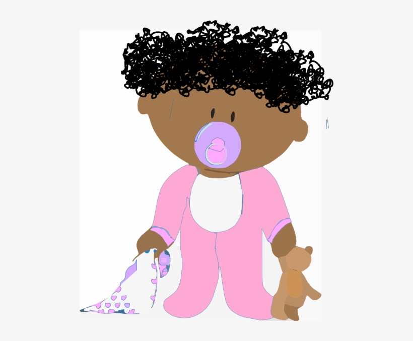 Baby With Curly Hair Cartoon, transparent png #2876838