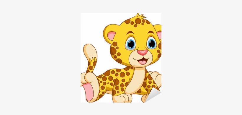 Cartoon Cheetah Giving, transparent png #2876976