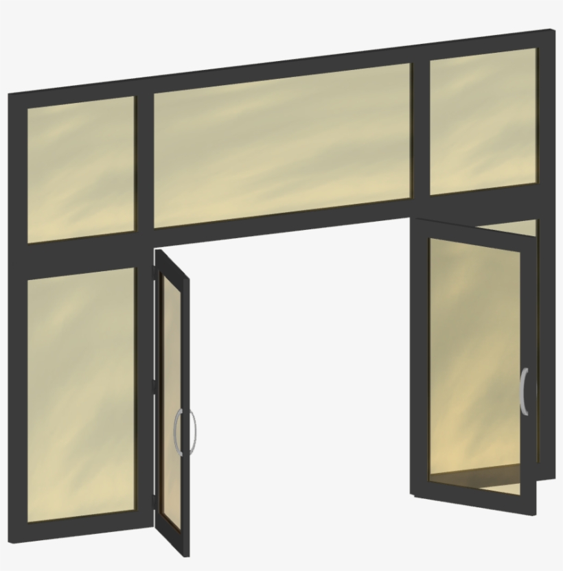 Double Door Panel D - Daylighting, transparent png #2877292