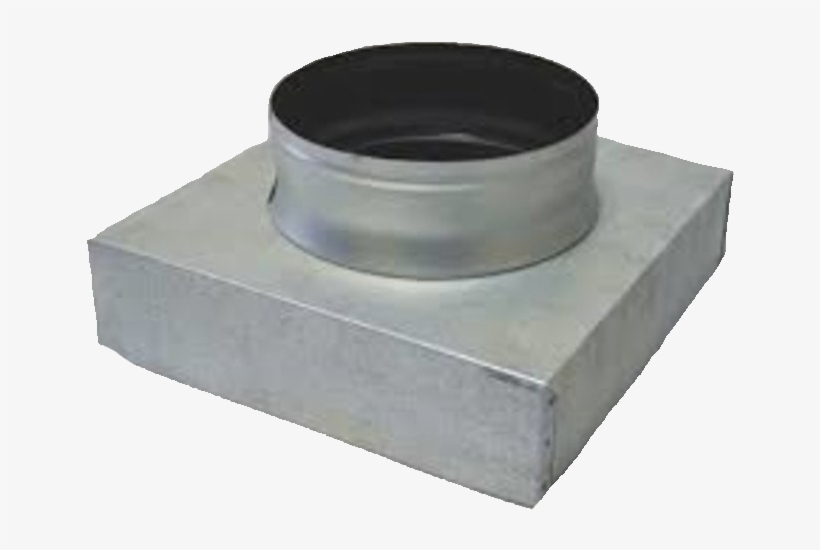Square To Round Plenum Adapter - Circle, transparent png #2877711