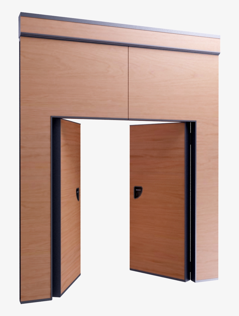 Stylist Special Panel Double Door 3d View - Computer-aided Design, transparent png #2877717