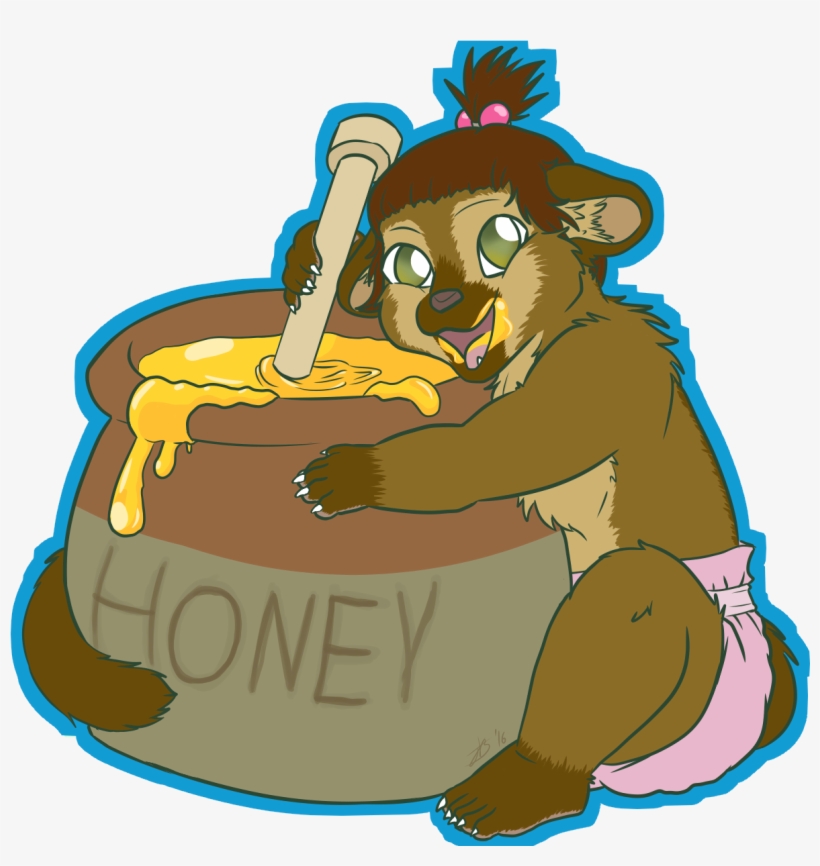 Honey Pot - Cartoon, transparent png #2877891