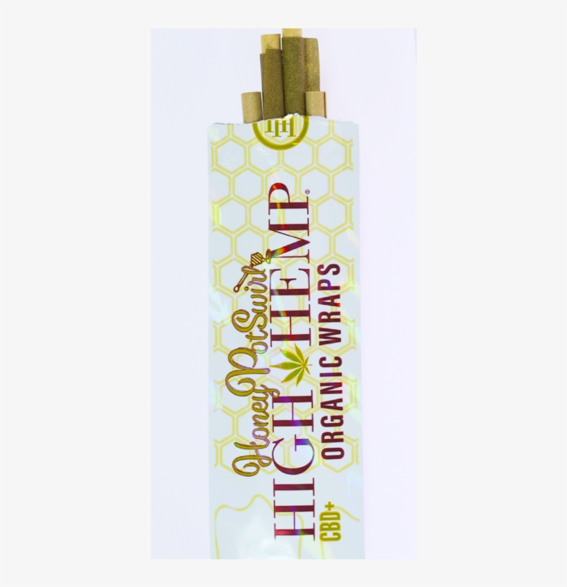 High Hemp 100% Organic Hemp Wrap Honey Pot Swirl Flavor - Hemp, transparent png #2877916