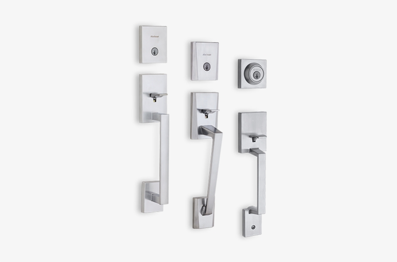 Fancy Commercial Double Door Hardware And Smart Locks - Kwikset 687amd-lip-s Amador Single Cylinder Sectional, transparent png #2877967