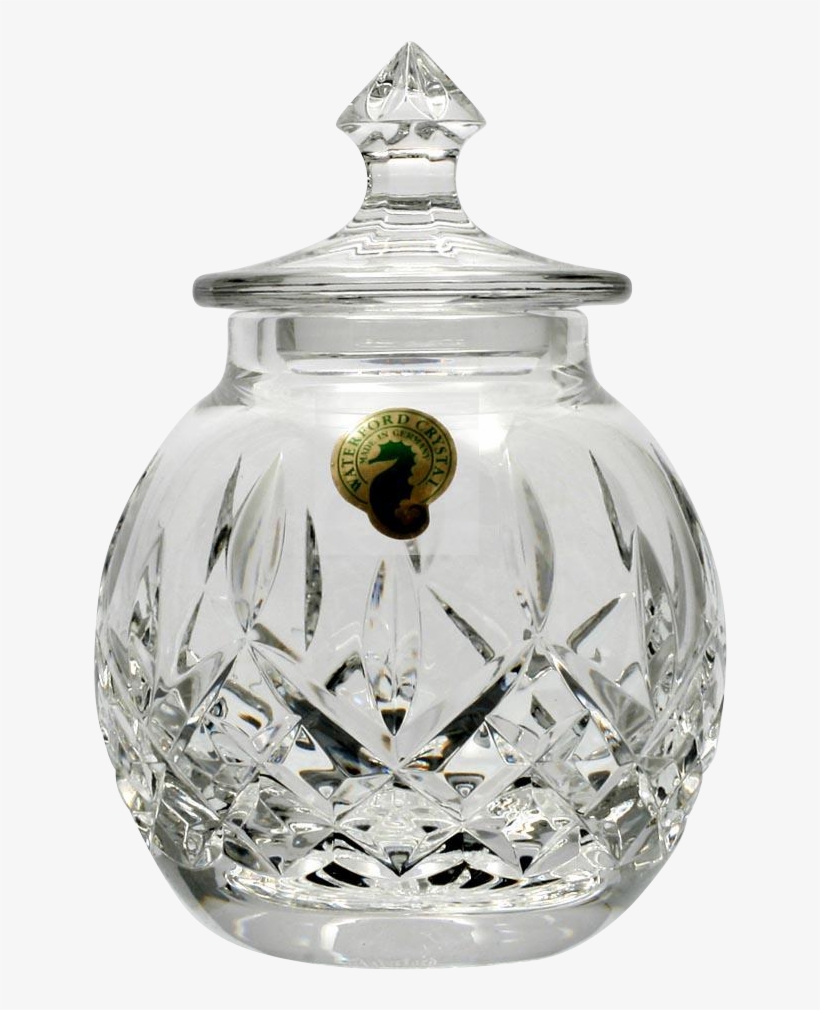 Waterford Lismore Crystal Honey Pot Hand Cut Irish - Urn, transparent png #2878109