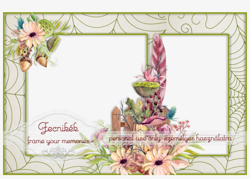 Fall Double Frame - Picture Frame, transparent png #2878214