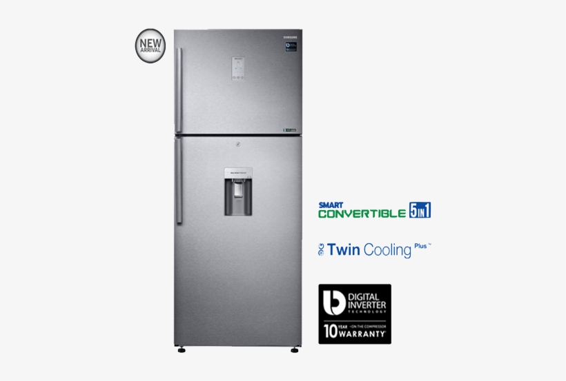 Samsung 523 L Double Door Refrigerator Rt54k6558sl Samsung 5 In 1