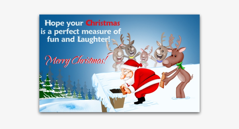 Christmas Greeting Cards Funny, transparent png #2879543