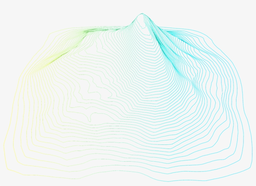 Png Transparente Mapa De Lineas De Color Pintado A - Beanie, transparent png #2879796