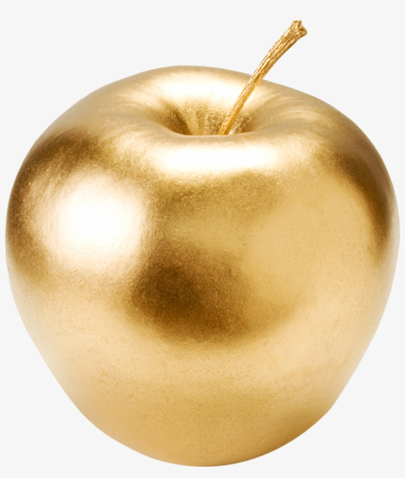 Gold Apple By Lenkinrom On Deviantart Png Download - El Libro Antitoxico, transparent png #2880097