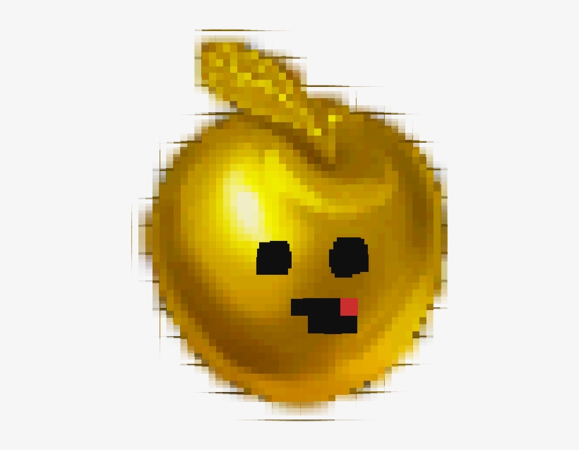 Minecraft Golden Apple Transparent Download - Smiley, transparent png #2880309