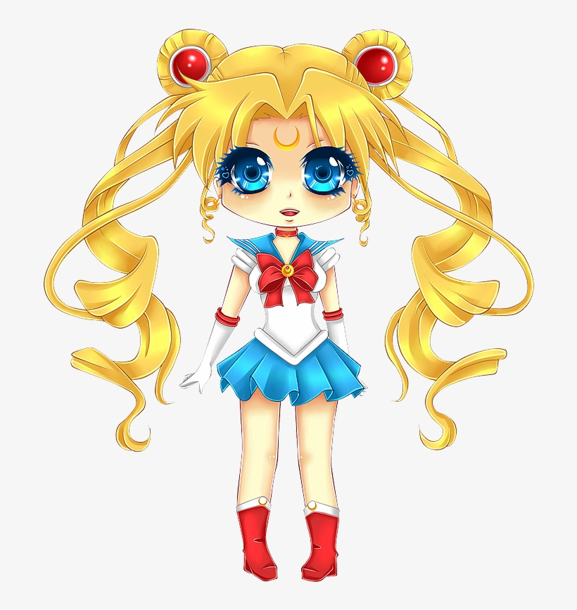 Sailor Moon Chibi Png - Png Sailor Moon Chibi, transparent png #2880312