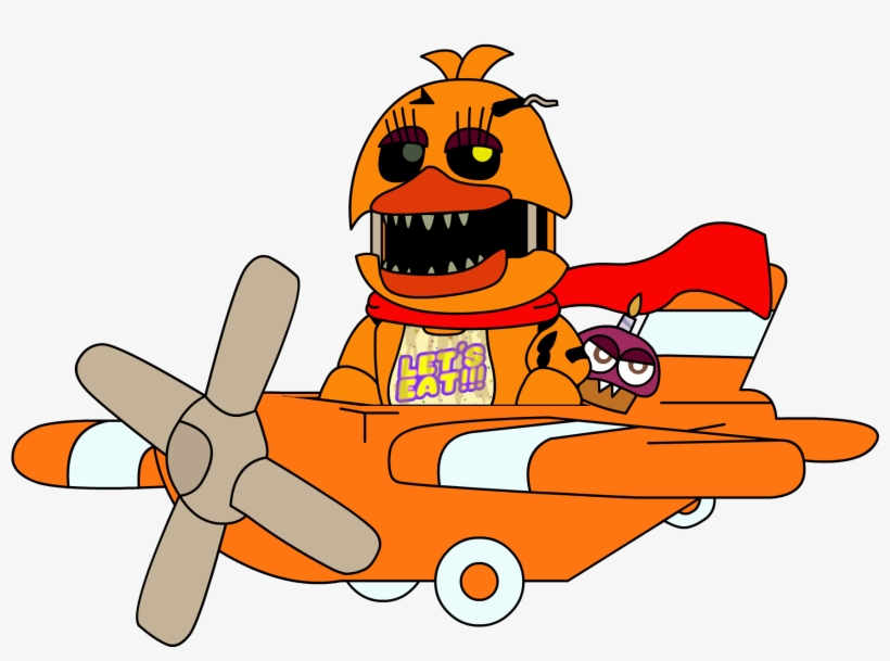 Artwork[spoilers] Foxy Fighters' Adventure Nightmare - Nightmare Foxy Nightmare Chica, transparent png #2880439