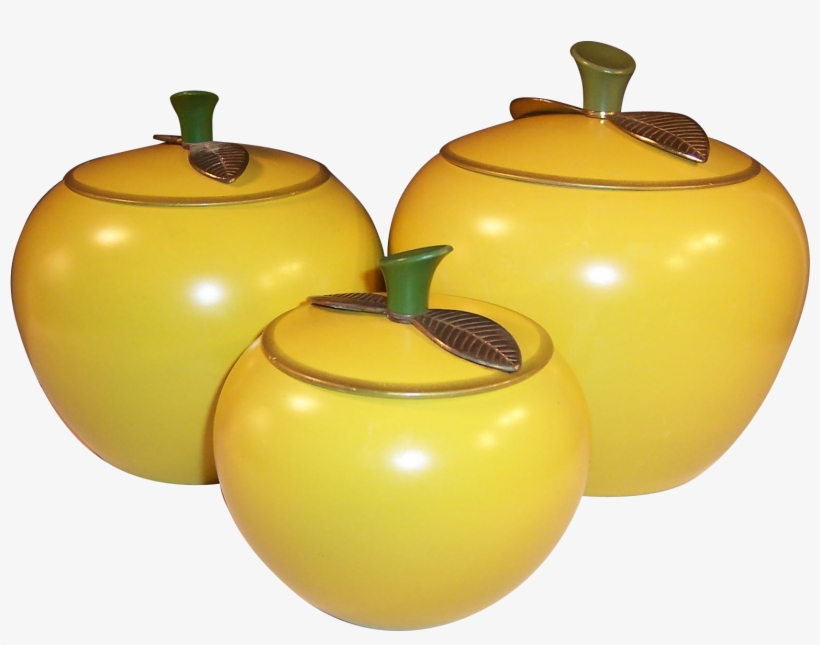 #vintage #yellow At Www - Apple, transparent png #2880566