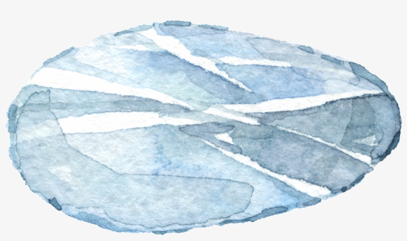Png Ornamental De Hojas Redondeadas De Hielo Transparente - Blue, transparent png #2880689