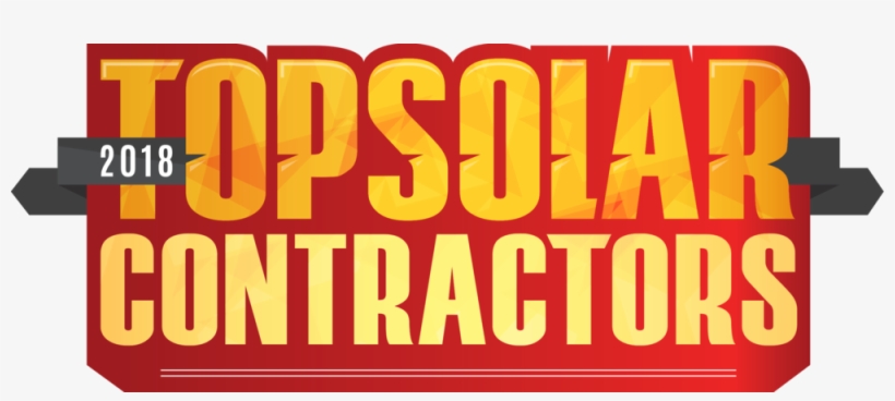 For The 6th Year In A Row, Planet Earth Solar Has Made - Top Solar Contractors 2018, transparent png #2881234