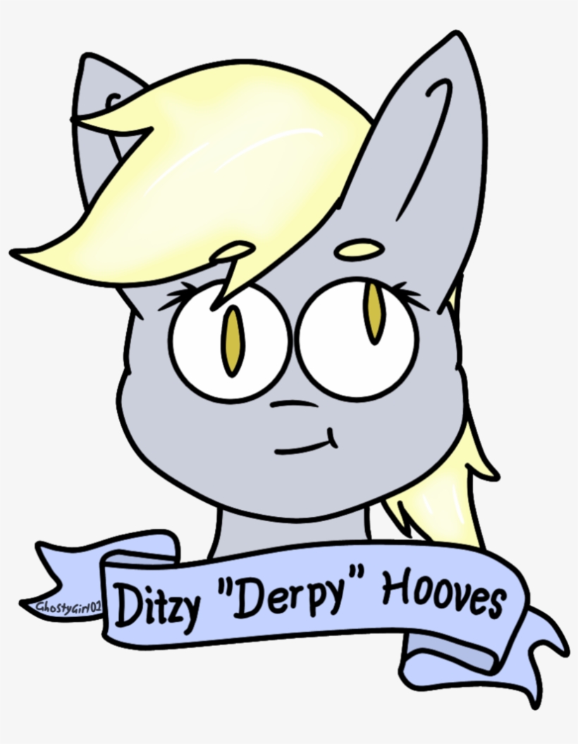 Ghostygirl01, Banner, Bust, Chubby Cheeks, Cute, Derpy - Cartoon - Free  Transparent PNG Download - PNGkey