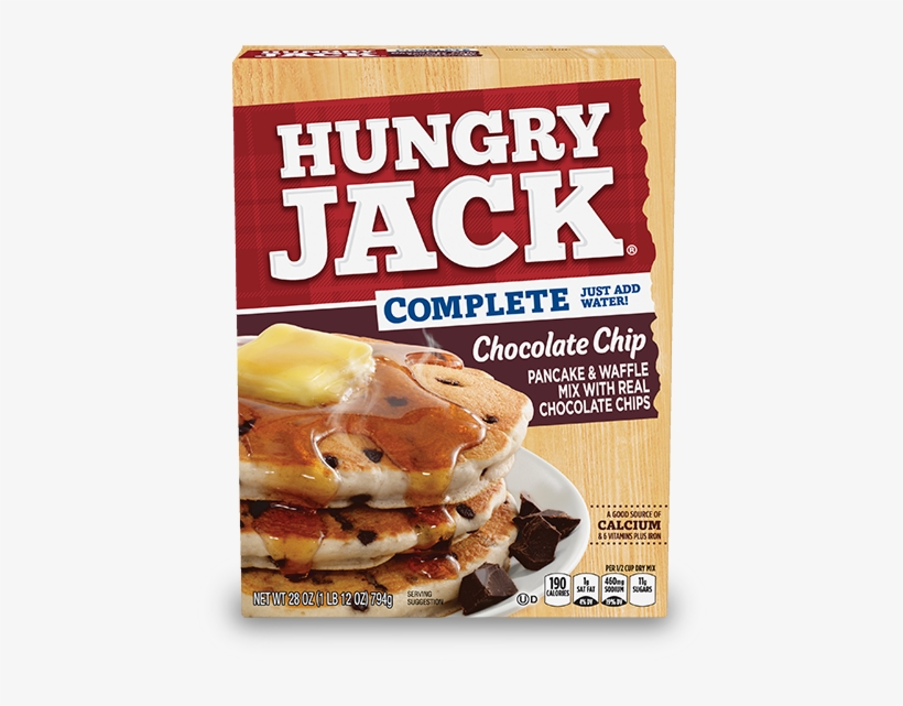 Complete Chocolate Chip Pancake & Waffle Mix - Hungry Jack Buttermilk Pancakes, transparent png #2881585