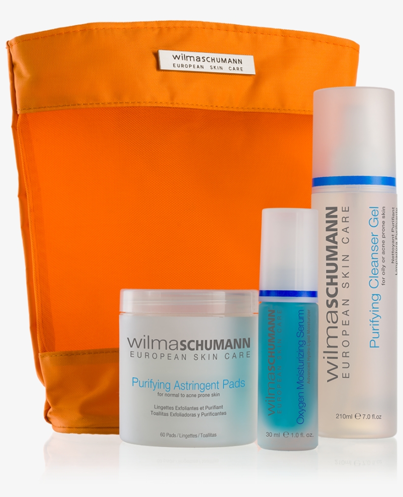 Oily Acne Prone Skin Kit - Wilma Schumann Moisture Activ Gel-crème 50ml, transparent png #2881616