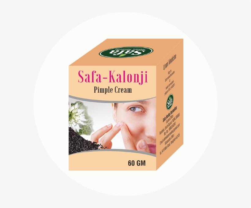 Safa-kalonji Pimple Cream - Pimple, transparent png #2882274