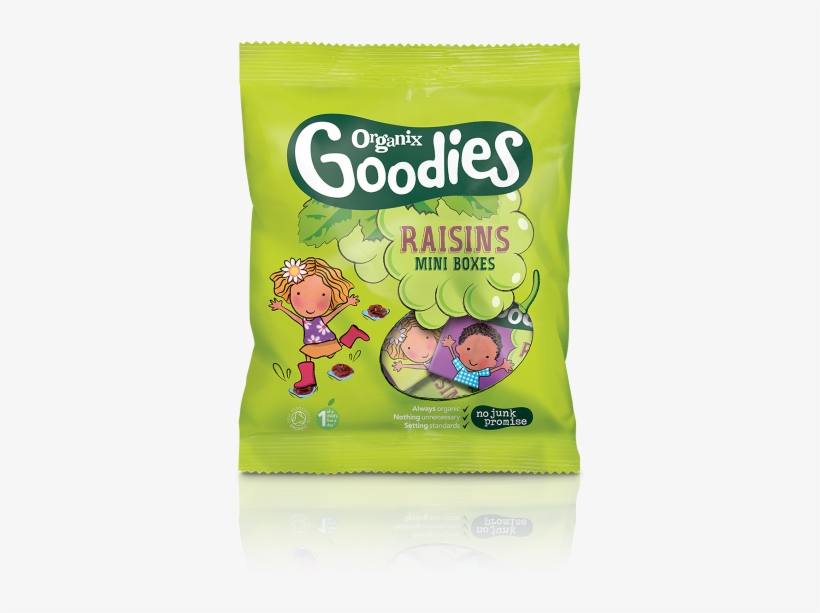 Goodies 12 Pack Raisins Packshot - Organix Raisins Mini Boxes, transparent png #2882308